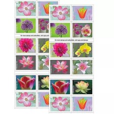 2021 Garden Beauty Scott #5525-5534 MNH Booklet of 20 (5 Booklets - 100 Stamps) picture