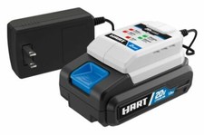 HART HPSK01 20V 1.5 Ah Battery & 2 Amp Charger - NEW OPEN 20 Volt picture