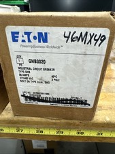 Eaton Culter Hammer GHB3020 20A, 3 pole circuit breaker, Thermal Magnetic C... picture