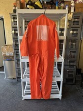     Vintage 1999 Slipknot Blue Grape Red Kap Barcode Jumpsuit Coveralls picture