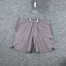 Vissla Swim Shorts Mens 34 Purple Hybrid Board Trunks Stretch Quick Dry Pockets picture
