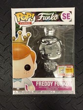 🔥Funko Pop Freddy Funko Silver Chrome Tuxedo Exclusive SDCC 2018 LE 1000 Pieces picture