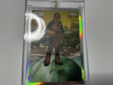 2024 Topps Chrome Star Wars Hyperspace Chewbacca Kashyyk (short Print) picture