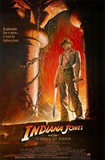 1984 Indiana Jones And The Temple Of Doom Movie Poster 11X17 Harrison Ford 🔥🍿 picture