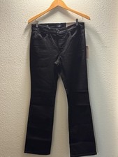 NYDJ  Barbara Bootcut Jeans 8 Petite Black Mid Rise Stretch/Lift Tuck  BRAND NEW picture