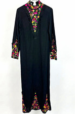 VINTAGE 1970s Bordados Mexicanos Embroidered Maxi Dress. picture