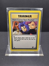 Pokemon Here Comes Team Rocket 71/82 Team Rocket Unlimited Rare WOTC NM picture