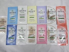 10 VARIOUS HEMPZ HERBAL WASH/MOISTURIZER LOTION SAMPLE PACKETS picture