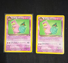 Pokemon TCG Team Rocket Dark Slowbro 29/82 Rare English 2 Cards WotC picture