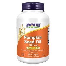 NOW FOODS Pumpkin Seed Oil 1000 mg 100 Softgels picture