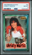 CHRISTY MARTIN 1996 Ringside Boxing ROOKIE #55 PSA 8. picture
