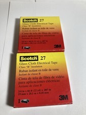 3M Scotch 27 3/4” x 66ft Electrical Tape Lot of 2 picture