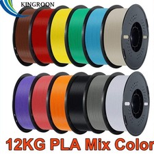KINGROON 10KG/22LBS Multicolor PLA Filament 1KG/Roll 1.75mm For 3D Printer Mater picture
