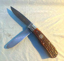 Camillus USA 1995 2-Blade Slipjoint Pocketknife Brown Handle Stainless Steel picture