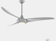 Minka-Aire Light Wave 65in 3-Blade Ceiling Fan w/ Light & Remote Control picture