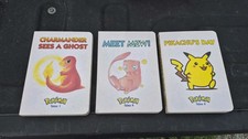 1999 Nintendo Pokemon Tales 1 Charmander Sees Ghost 4 Pikachu's Day & 9 Meet Mew picture