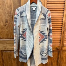 Lucky brand aztec cardigan picture