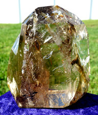 Stunning Smoky Citrine DREAM STONE Quartz Crystal Phantom Point ENHYDRO ELESTIAL picture