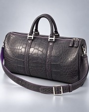 Genuine American Alligator Weekend Duffle Bag – Made in Italy by Tardini picture