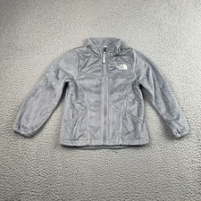 The North Face Girls Jacket XXS 5 Gray A3CUK Outdoor Pockets Partical Osito picture