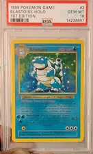 Blastoise Base Set Shadowless Holo 1st Edition 2/102 PSA 10 (1999) picture