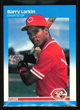 1987 Fleer Barry Larkin RC #204 picture