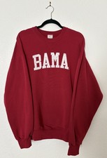 Vintage 90s Alabama Crimson Tide Sweatshirt by M.J. Soffe, Size XL picture