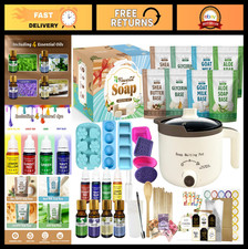 Premium Soap Making Kit - 4.4 lbs Soap Base, Melter, Molds, Essential Oils & Dye picture