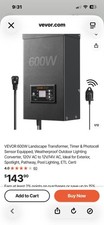 VEVOR 600W Landscape Transformer 120V to 12V/14V AC 3 Outlet HPN-600GK2306 picture