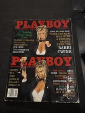 Play Boy Magazine January 1993 Barbi Twins picture