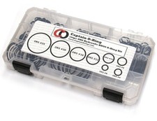 Captain O-Ring ORS/ORFS Flat Face Hydraulic Oring Seal Kit (180pc, Buna 90) picture