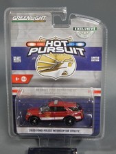 2020 Ford Explorer  Detroit Fire Dept Chief Greenlight Hot Pursuit 1/64 MIP 2024 picture
