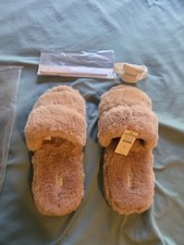 Haven Well Within Fur Banded Slippers 50% OFF ($78 Retail) -- Women's Size 8/NWT picture
