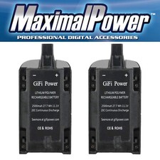 MaximalPower 2 PC Rechargeable Battery for Parrot Bebop 3.0 2500mAh 11.1V Li-Po picture