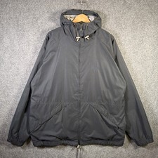 Vintage Stussy Jacket Adult 2XL 90s Black Burley Gear Hooded Archive Lined RARE picture