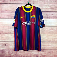 Nike Men's FC Barcelona Lionel Messi 10 Soccer Jersey CD4232-456 Sz XL Blue Red picture