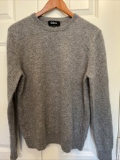 NWOT QUINCE Sz M 100% Cashmere Sweater Crew Neck Gray Quiet Luxe Rich Mom picture