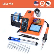 60W Soldering Station Kit Adjustable Temp Soldering Iron SMD Desoldering Tool picture