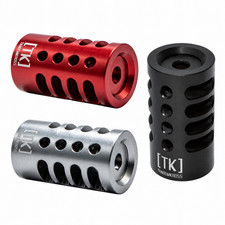 TandemKross Game Changer Compensator for .22LR in Red/Silver/Black picture