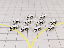 10x POLICE VANS/MINIBUS Emergency Airport GSE 1:400 Scale Diorama Vehicles picture