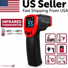 LCD Digital Non-contact Laser IR Infrared Thermometer Temp Meter Temperature Gun picture