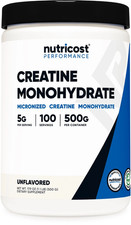 Nutricost Pure Creatine Monohydrate 500 Gram Powder picture