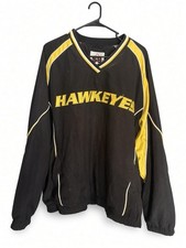 Iowa Hawkeyes Vintage Starter Pullover Windbreaker Jacket Men’s Size XL + Shirt picture