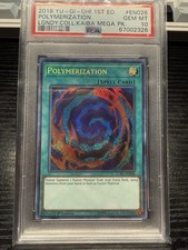 Yugioh Polymerization - LCKC-EN026 - Secret Rare - 1st Edition PSA 10 Pop 4 picture