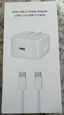 2026 APPLE 40W USB-C PD 3.0 PPD Fast Charge Power Adapter + USB-C to USB-C Cable picture