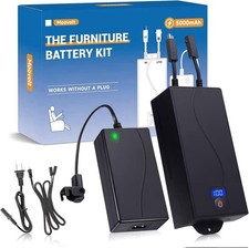 5000mAh Rechargeable Battery Pack for Power Recliner Sofa Couch Chair 2-Pin picture