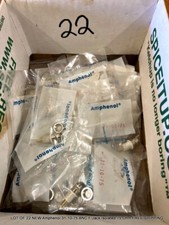 LOT OF 22 NEW Amphenol 31-10-75 BNC F Jack Isolated 75 Ohm  picture