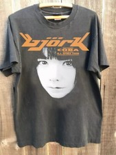 Bjork Graphic 90s Retro Classic Style Charcoal Color Unisex Tshirt Reprint S-5XL picture