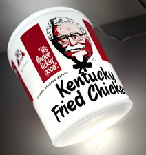 WOW $195 Kentucky Fried Chicken KFC 1960s Bucket Pendant Light: SEE DETAILS👇 picture