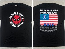VINTAGE 1999 Marilyn Manson Spiderman Hole Tour Shirt Concert XL Goth 90s Y2K picture